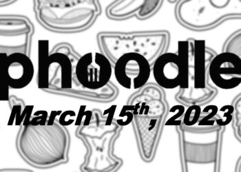Daily Phoodle - 15th March 2023