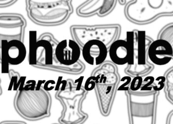 Daily Phoodle - 16th March 2023