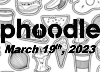 Daily Phoodle - 19th March 2023