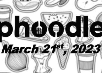 Daily Phoodle - 21st March 2023
