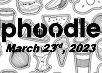 Daily Phoodle - 23rd March 2023