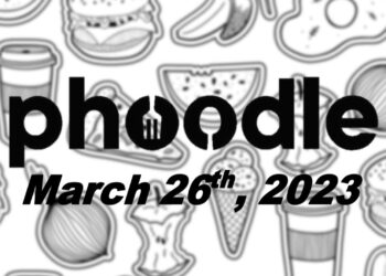 Daily Phoodle - 26th March 2023