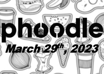 Daily Phoodle - 29th March 2023