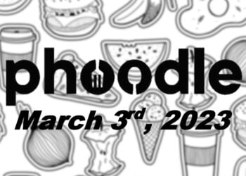 Daily Phoodle - 3rd March 2023