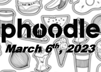 Daily Phoodle - 6th March 2023