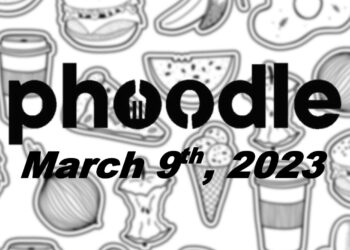 Daily Phoodle - 9th March 2023