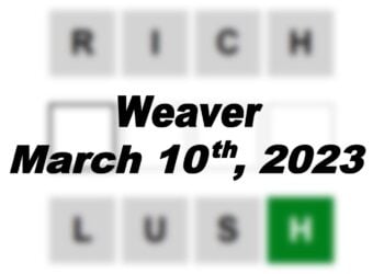 Daily Weaver - 10th March 2023