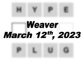 Daily Weaver - 12th March 2023