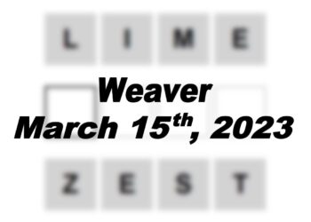 Daily Weaver - 15th March 2023