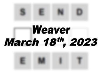 Daily Weaver - 18th March 2023