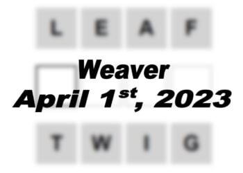 Daily Weaver - 1st April 2023