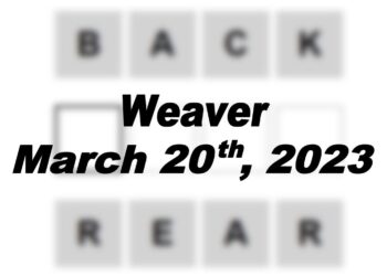 Daily Weaver - 20th March 2023