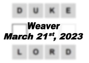 Daily Weaver - 21st March 2023