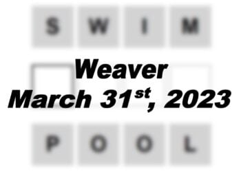 Daily Weaver - 31st March 2023