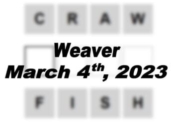 Daily Weaver - 4th March 2023