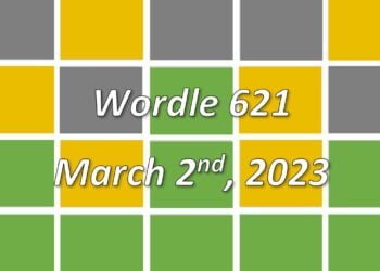Daily Wordle 621 - 2nd March 2023