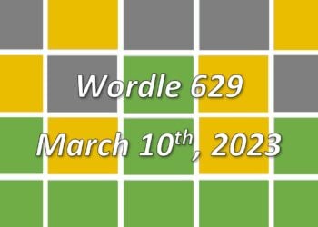 Daily Wordle 629 - 10th March 2023