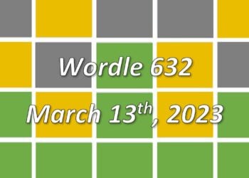 Daily Wordle 632 - 13th March 2023