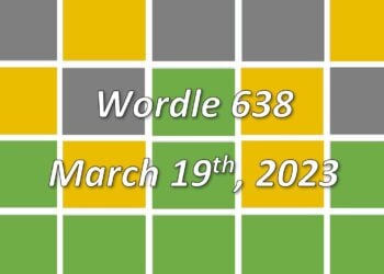 Daily Wordle 638 - 19th March 2023