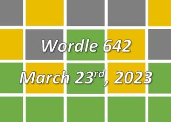 Daily Wordle 642 - 23rd March 2023