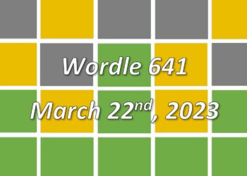 Daily Wordle 641 - 22nd March 2023