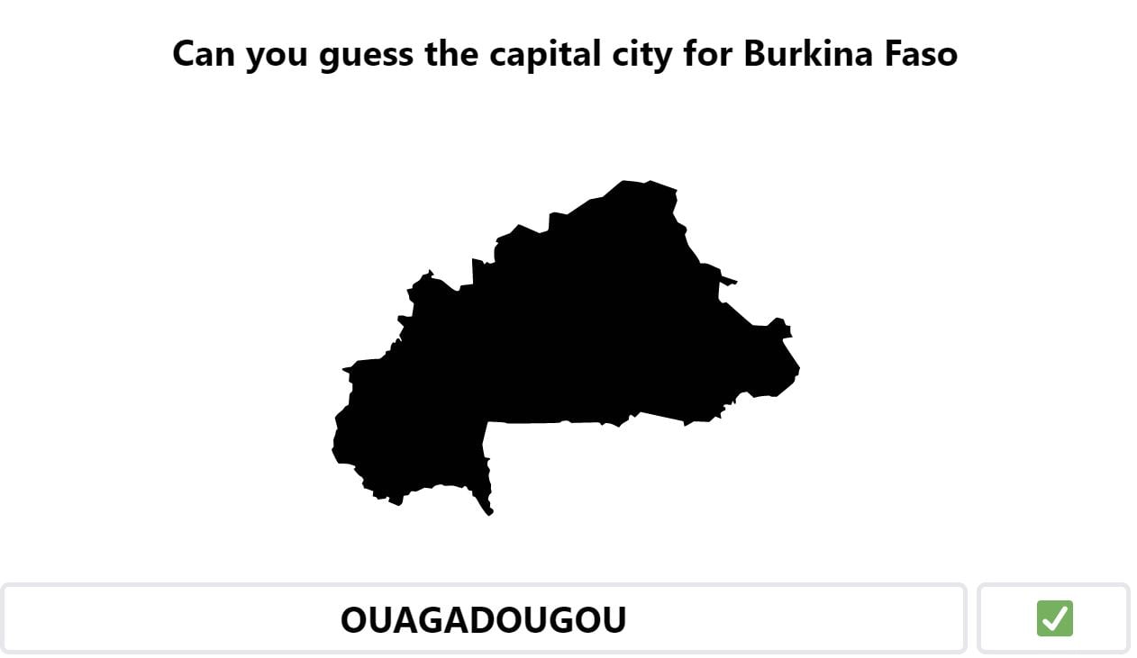 Daily Worldle 409 Bonus Capital City - March 6th 2023