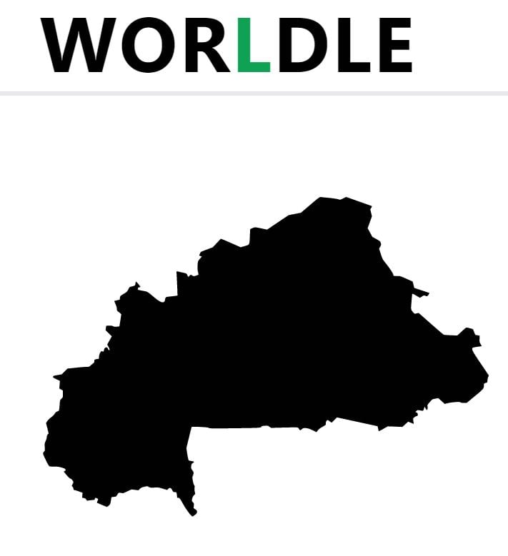 Daily Worldle 409 Country - March 6th 2023