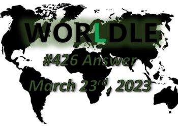 Daily Worldle 426 Answers - March 23rd 2023