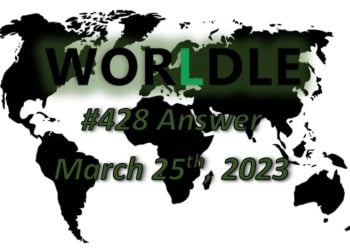 Daily Worldle 428 Answers - March 25th 2023