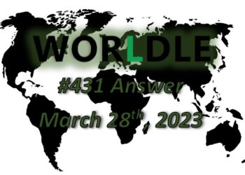 Daily Worldle 431 Answers - March 28th 2023