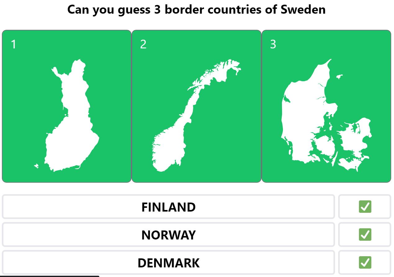 Daily Worldle 431 Bonus Neighbouring Countries Answers - March 28th 2022