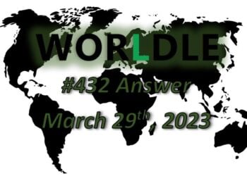 Daily Worldle 432 Answers - March 29th 2023