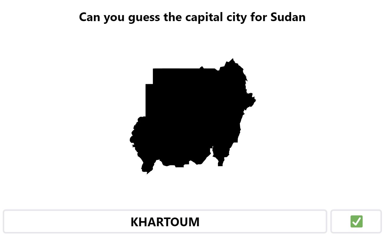 Daily Worldle 432 Bonus Capital City - March 29th 2023
