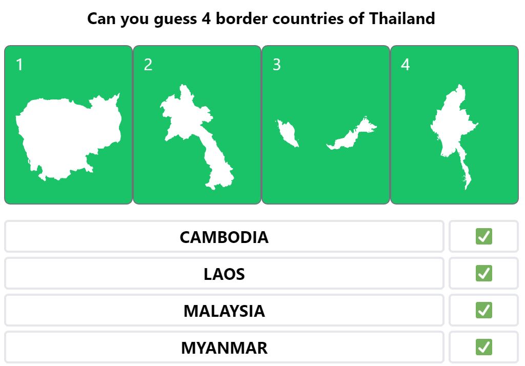 Daily Worldle 433 Bonus Neighbouring Countries Answers - March 30th 2022