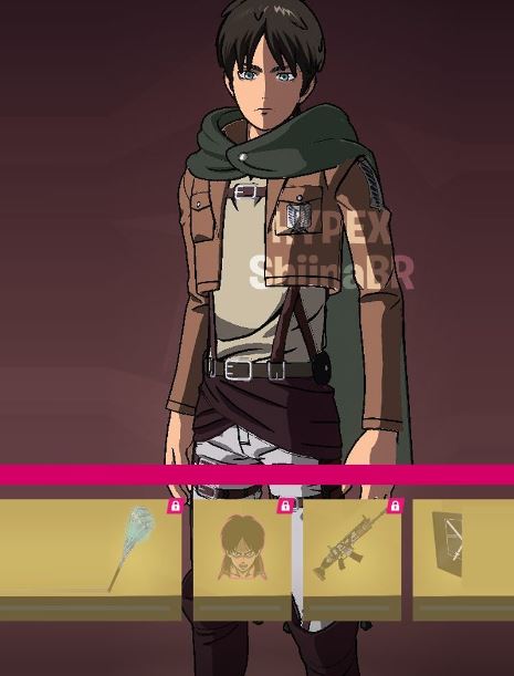 Eren Yeager Attack on Titan Fortnite Skin