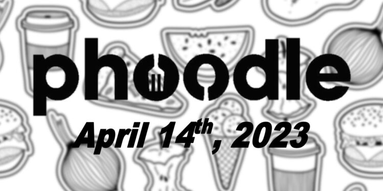 Daily Phoodle - 14th April 2023