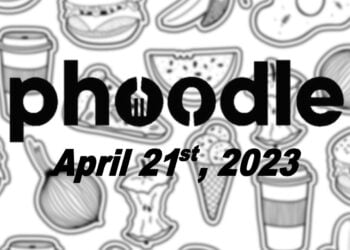Daily Phoodle - 21st April 2023