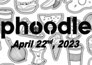 Daily Phoodle - 22nd April 2023