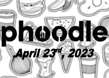 Daily Phoodle - 23rd April 2023
