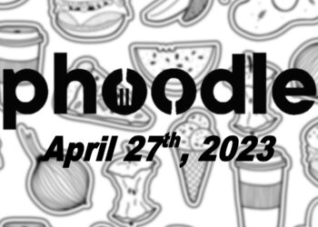 Daily Phoodle - 27th April 2023
