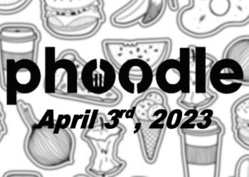 Daily Phoodle - 3rd April 2023