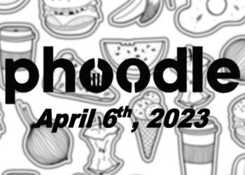 Daily Phoodle - 6th April 2023