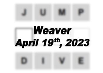 Daily Weaver - 19th April 2023