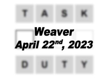 Daily Weaver - 22nd April 2023