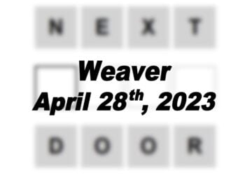 Daily Weaver - 28th April 2023