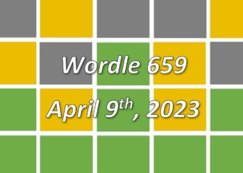 Daily Wordle 659 - 9th April 2023