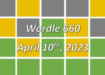 Daily Wordle 660 - 10th April 2023