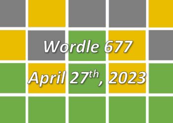 Daily Wordle 677 - 27th April 2023