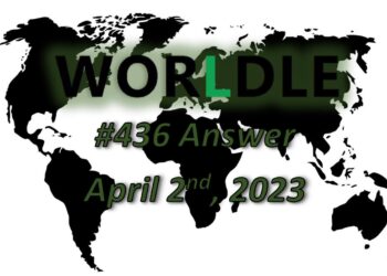 Daily Worldle 436 Answers - April 2nd 2023