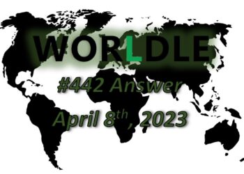Daily Worldle 442 Answers - April 8th 2023